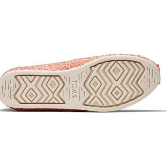 NEW TOMS Alpargata Apricot Tortoise Shell Coral Flats Slip On Shoes Size… - Picture 3 of 5